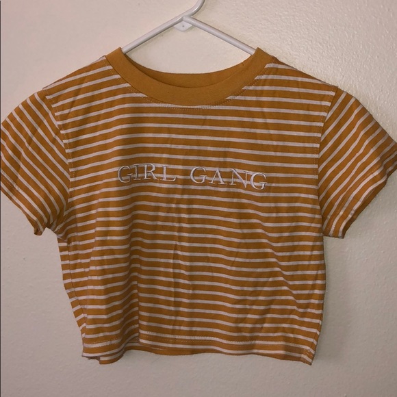Striped Crop Top - Picture 1 of 2